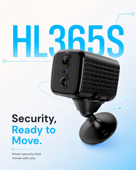 Jimi IoT HL365S 4G Smart Security Camera with Built-In Battery & Human Detection