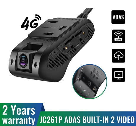 JIMIIOT JC261 Update of JC400D Vehicle Camera DVR Dash Cam 4G AI Front and rear Remote Control Car Surveillance