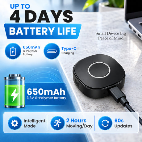 Jimi IoT PL601 4G Portable Personal GPS Tracker with SOS
