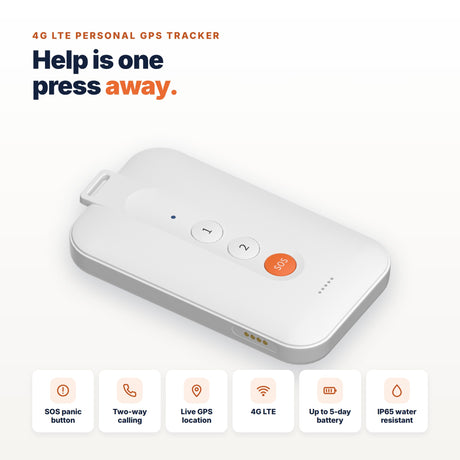 Jimi IoT PL200 4G Personal GPS Tracker with SOS Button & Two-Way Calling