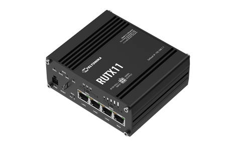 Teltonika RUTX11 Dual Sim Gigabit CAT6 Router with GE + WiFi + Bluetooth