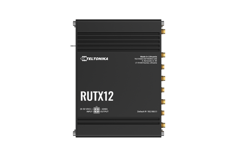 Teltonika RUTX12 Cat 6 Dual-sim LTE Industrial Cellular Router