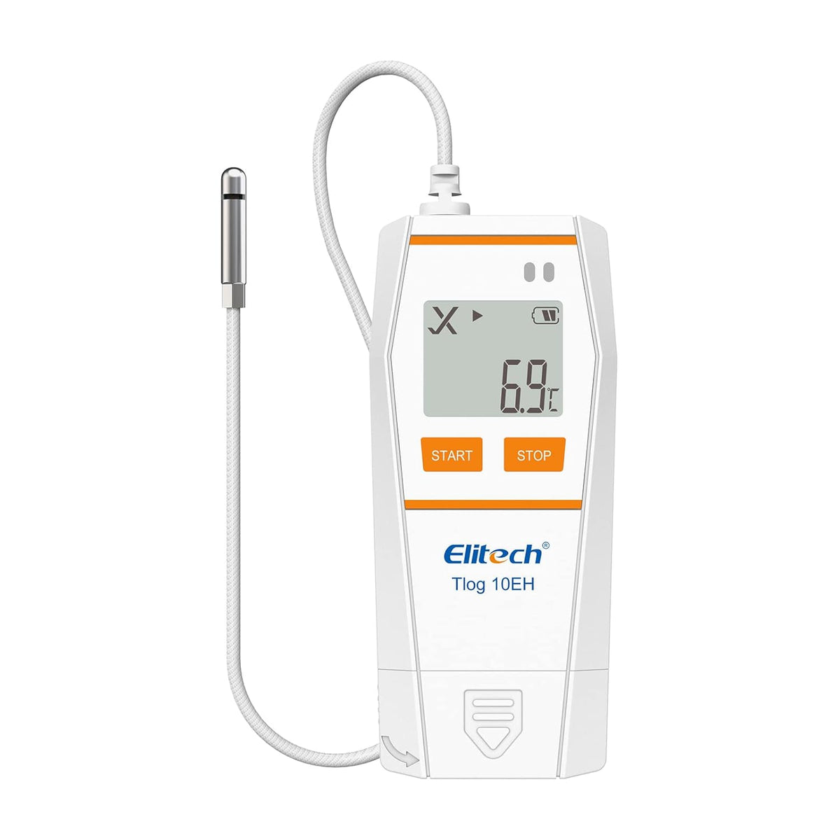 Elitech Tlog 10H Digital Temperature Data Logger Reusable Temperature Recorder PDF Report USB Port 32000 Points,