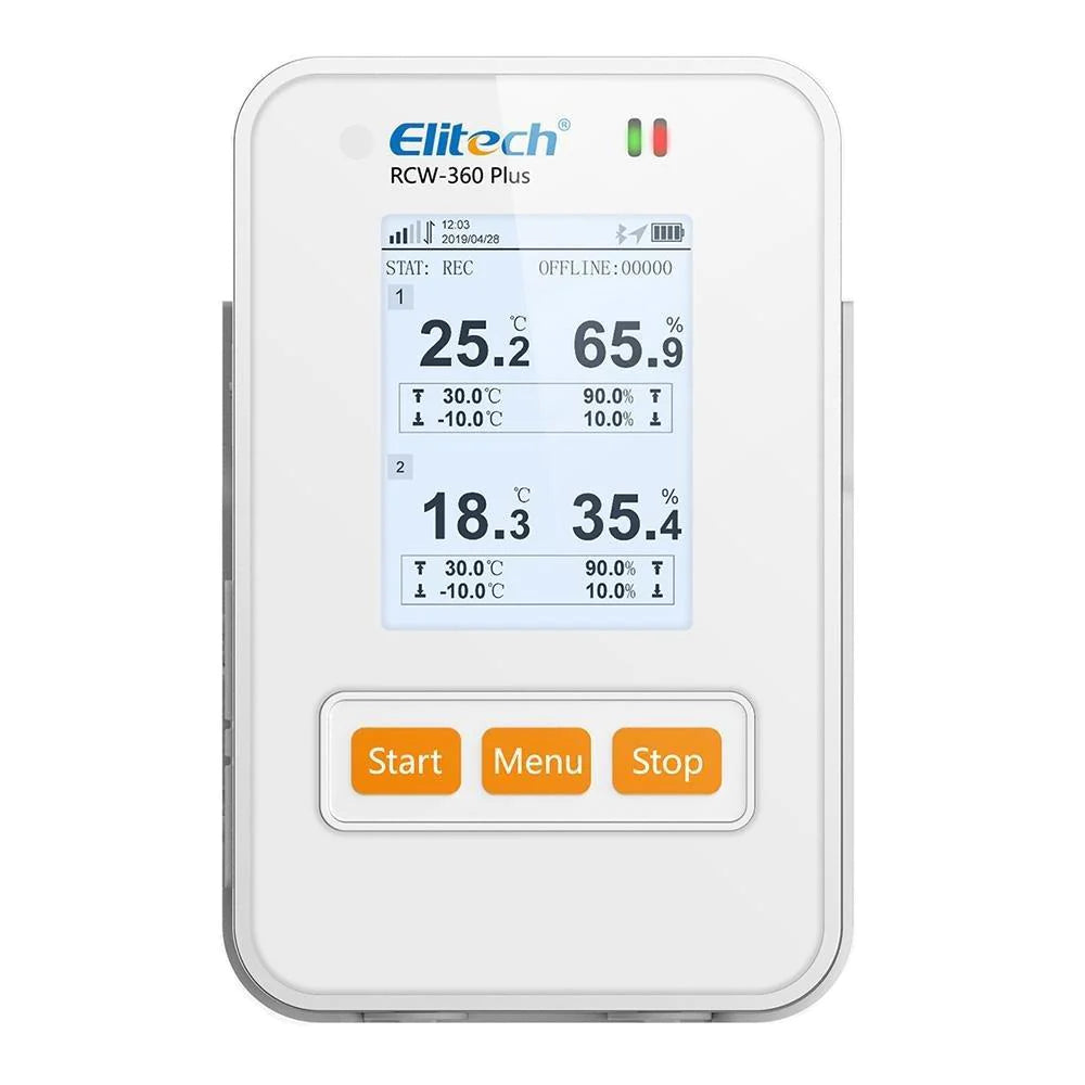 Elitech RCW-360 Plus WIFI Digital Data Logger Real-Time Temperature Humidity Location Tracker