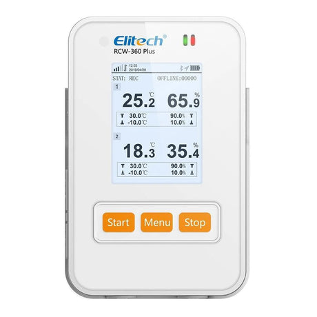 Elitech RCW-360 Plus WIFI Digital Data Logger Real-Time Temperature Humidity Location Tracker