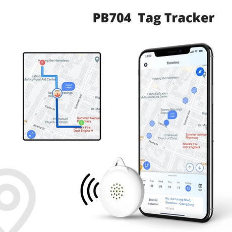 JIMI IoT PB704 Mini Bluetooth Tag Tracker – Replaceable Battery